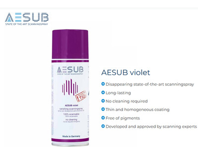 AESUB Violet - 13.5 fl. oz. (400 ml) Aerosol Can - Disappearing 3d Spray