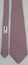 Vineyard Vines Mens Pink Whale Print Silk Tie Nautical Preppy Made in USA 64”