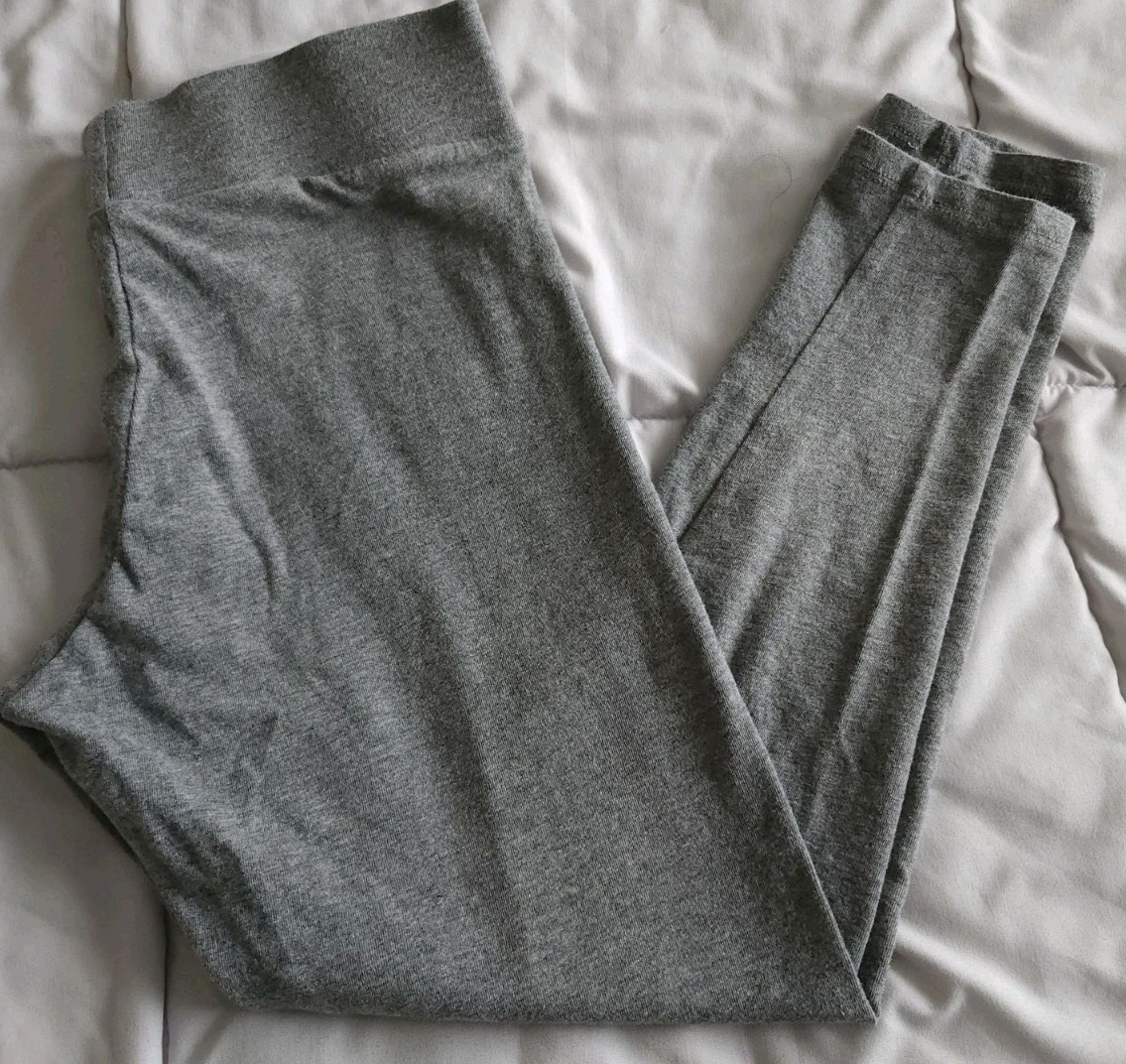 Mossimo Supply Stretch Basic Gray Capri Leggings … - image 3