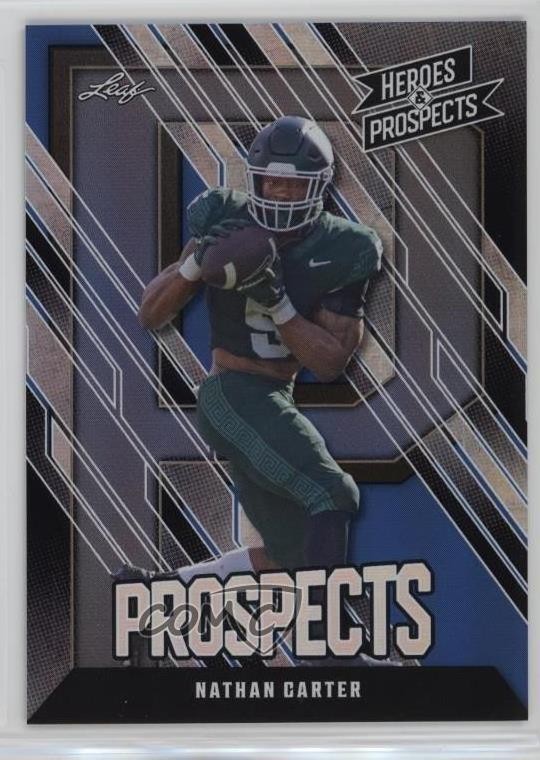 2024 Leaf Heroes & Prospects Blue 35/99 Nathan Carter #105 16wc
