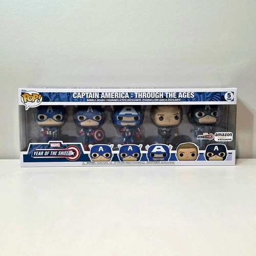 Funko Pop Marvel Captain America Through the Ages Vinyl Figure NEW NIB Avengers