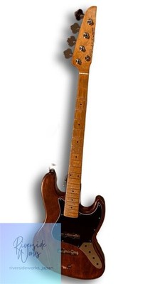 Rare Brian By Bacchus Jazz Bass Relic All Lacquer