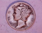 1918 MERCURY DIME ** 1126-6B
