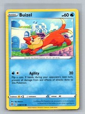 Buizel 038/172 Brilliant Stars Carta Pokemon TCG Non Holo NM 2022 BRS Inglese