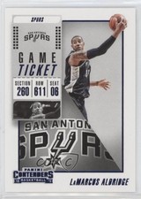 2018-19 Panini Contenders Game Ticket Blue 44/49 LaMarcus Aldridge #57 0i1b