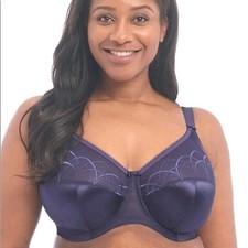 New Women's ELOMI EL4030 Denim Cate Full Figure Underwire Bra Size 38L