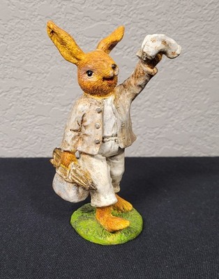 Anthropomorphic Rabbit/Bunny Resin Figurine Easter Figurine (Formano?)