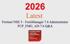 Fortinet FortiManager 7.6 Admin FCP FMG AD-7.6 Q A GUARANTEED 1 month update 