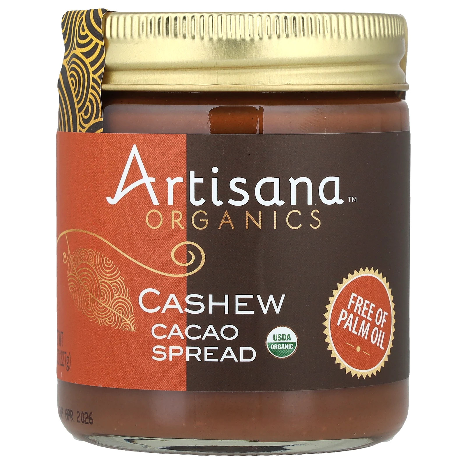 Artisana Organics Паштет из кешью и какао 8 унций 227 г Без глютена, кошерный, органический