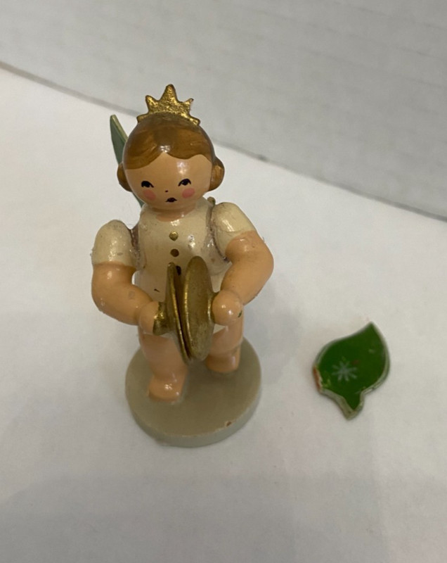 Wendt & Kuhne Grunhainichen Angel with Cymbals. No Box. READ