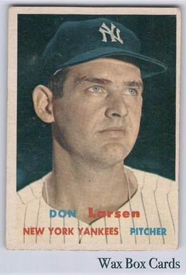 1957 Topps #175 Don Larsen VG+ SET BREAK