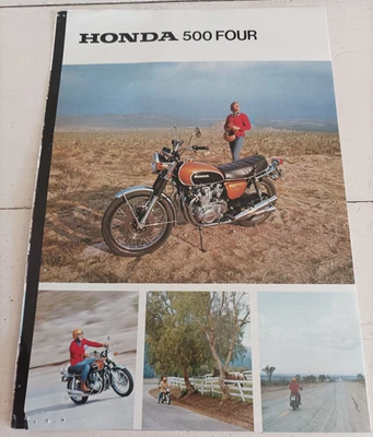 ANCIEN Prospectus Catalogue Brochure moto HONDA 500 FOUR - Photo 1/3