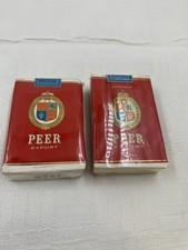 Peer Export Werbung Zigaretten Reklame Vintage 2 Pack Sammler-Rarit&auml;t