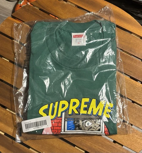 Supreme Bedroom Tee SS25 Light Pine homme taille XL neuf SB Palace chrome