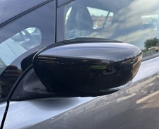 NISSAN LEAF DOOR WING MIRROR LEFT BLACK FOLD CAMERA BLIND SPOT 2017-2024