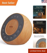 White Noise Machine with 31 Soothing Sounds, 5W Loud Stereo Sound, Auto-Off T...