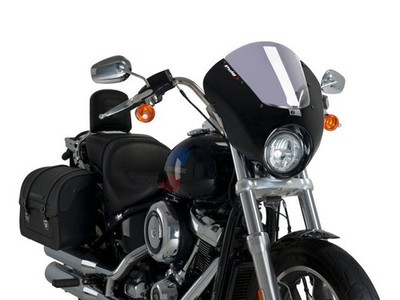 Puig Light Smoke Dark Night Screen Harley Davidson Softail Low Rider FXLR 18-20