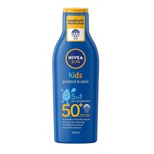 NIVEA Kids Protect & Care SPF50+ Sun Cream 200ml Very High Protection 5in1 49.95 per litre