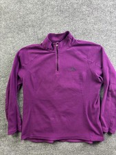 The North Face Pullover Womens XL Purple 1/4 Zip Long Sleeve Fleece Top