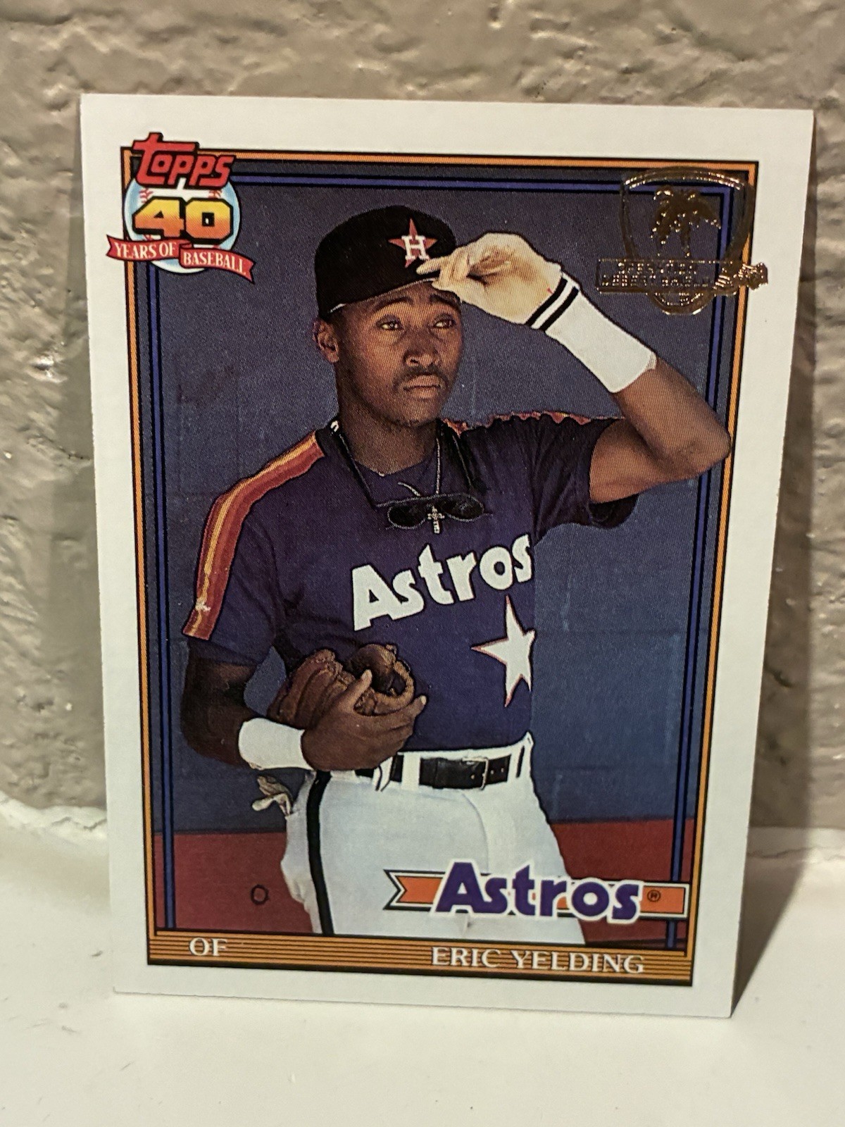 1991 Topps Desert Shield #59 Eric Yelding Houston Astros NRMT H