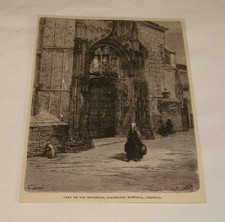 Gravure magazine 1877 ~ CASA DE LOS EXPOSITOS, Cordoue, Espagne