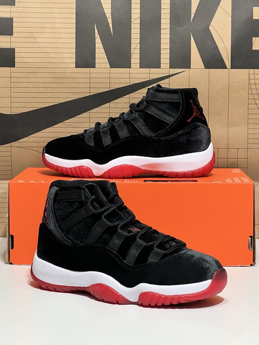 Nike Air Jordan 11 Retro Bred Velvet DB5457 061 Women's Size Nike Air Jordan 11 Retro Bred Velvet DB5457 061 Women's Size
