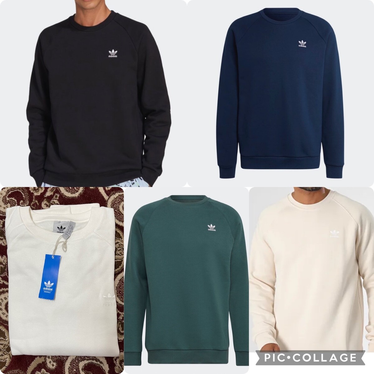 Trefoil essentials long sleeve pullover hotsell