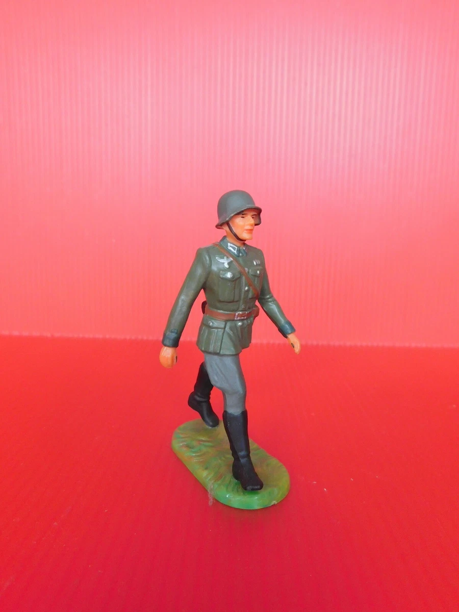 Rares figurines en Elastolin en composition de l'armée de marche allemande, 1930 - France