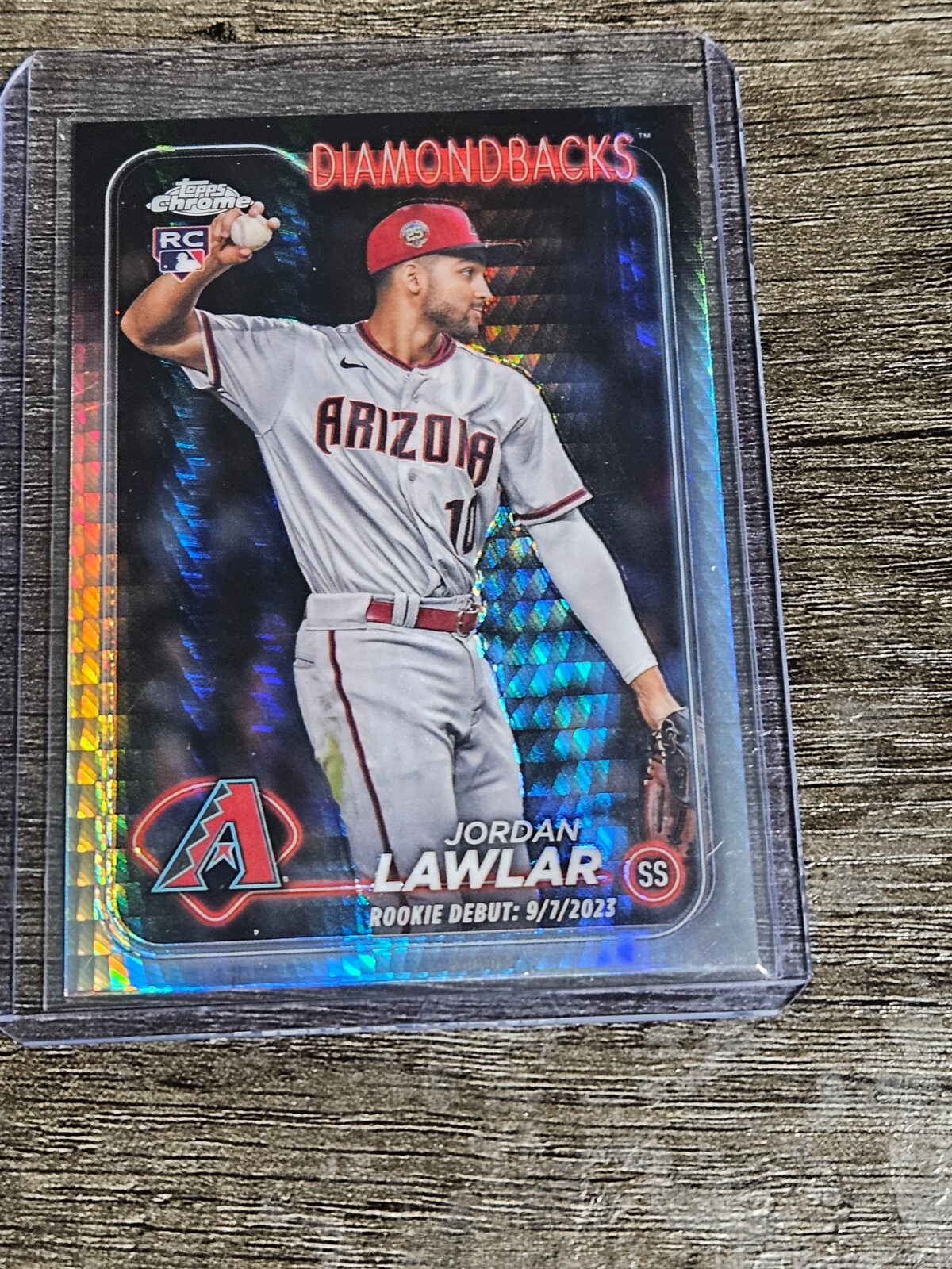 2024 Topps Chrome Update Series - Prism Refractor #USC51 Jordan Lawlar (RC)