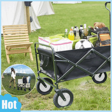 Foldable Collapsible Camping Outdoor Garden Trolley Cart Wagon Truck Wheelbarrow