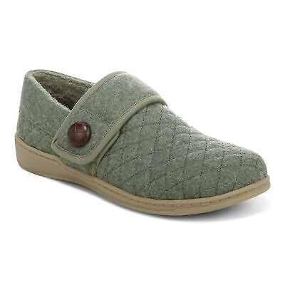 Vionic Jackie Women's Adjustable Supportive Slipper Army Green - 9 Medium | eBay