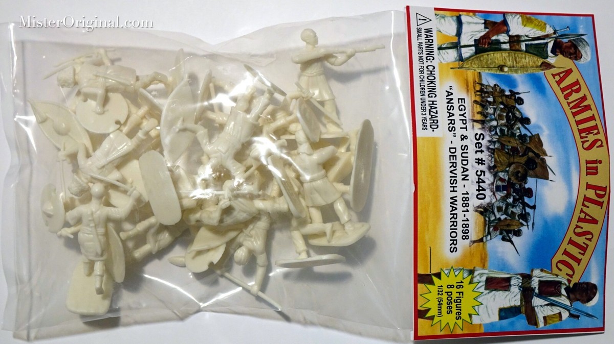 Armies in Plastic Egypt & Sudan Dervish Warriors 