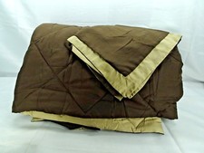 Lightweight Solid Reversible Comforter Set King 2 Pillow Shams TF