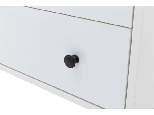 Fernsehschrank BERGEN BE8 Unterschrank Lowboard 2 Schubladen 1 Tür Weiß 140 cm - Bild 8 von 8