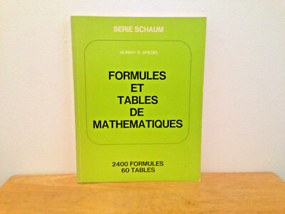 Schaum's theory and problems FRENCH Matrices | eBay
