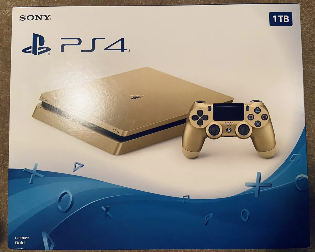 Sony PlayStation 4 Slim 1TB Gaming Console Gold 3002189 