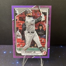 2024 Bowman Luis Robert Jr. Purple /250 #55 Chicago White Sox