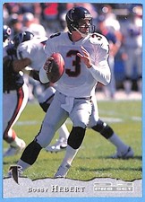 1993 Pro Set - #65 Bobby Hebert Vg-Ex Atlanta Falcons QB FREE SHIPPING