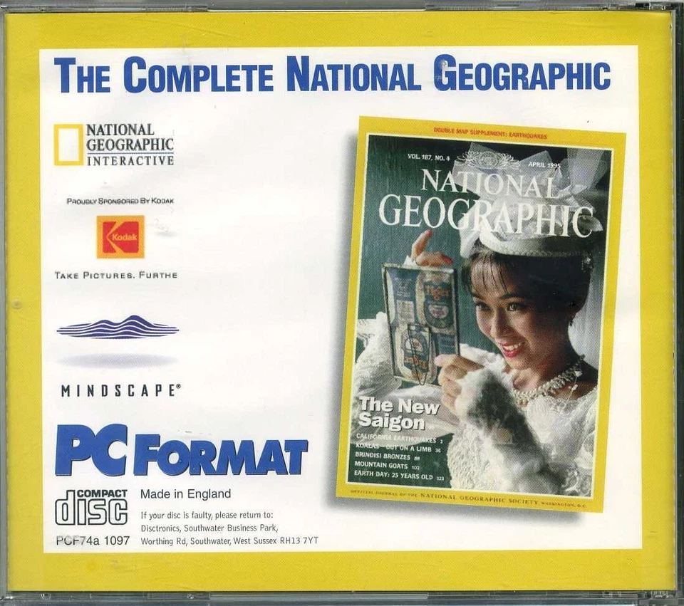 PC Format CoverDisc - October 1997 (National Geographic) - Image 3 of 4