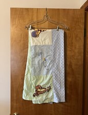 Disney Winnie the Pooh One Fabric Window Valance Vintage EEYORE Tigger FLAW