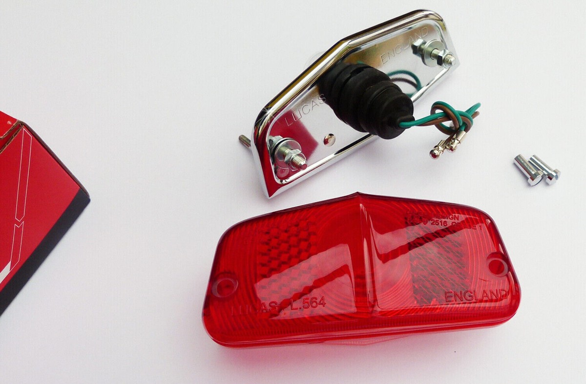 Genuine Lucas 53454 Stop Tail & Number Plate Light L564, Triumph