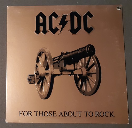 AC/DC For Those About to Rock by Atlantic Records 33rpm VINYL LP RECORD ...