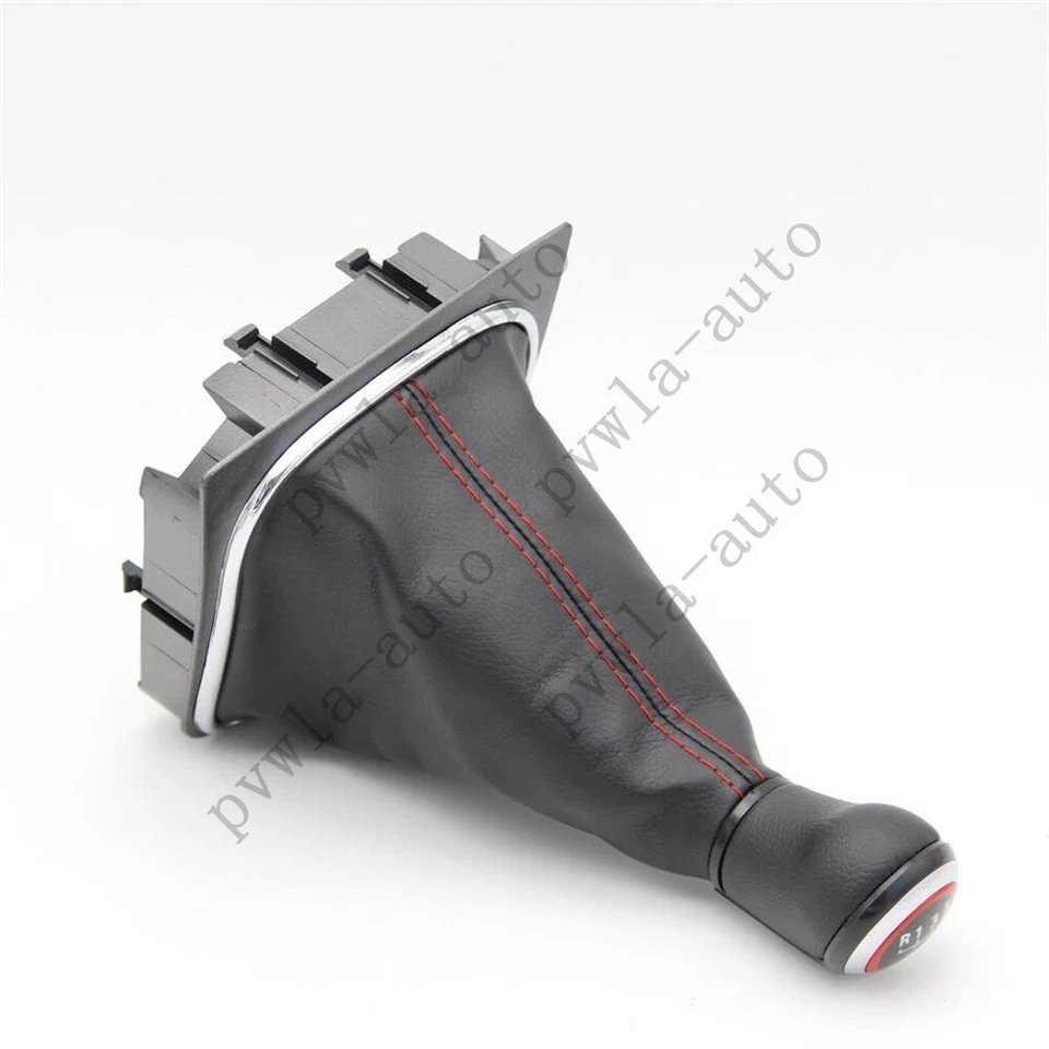 Pomo de cambio de marchas de 6 velocidades para VW Golf 6 A6 MK6 GTI GTD 2004-2010 2011 2012 2013 Foto 4 de 4