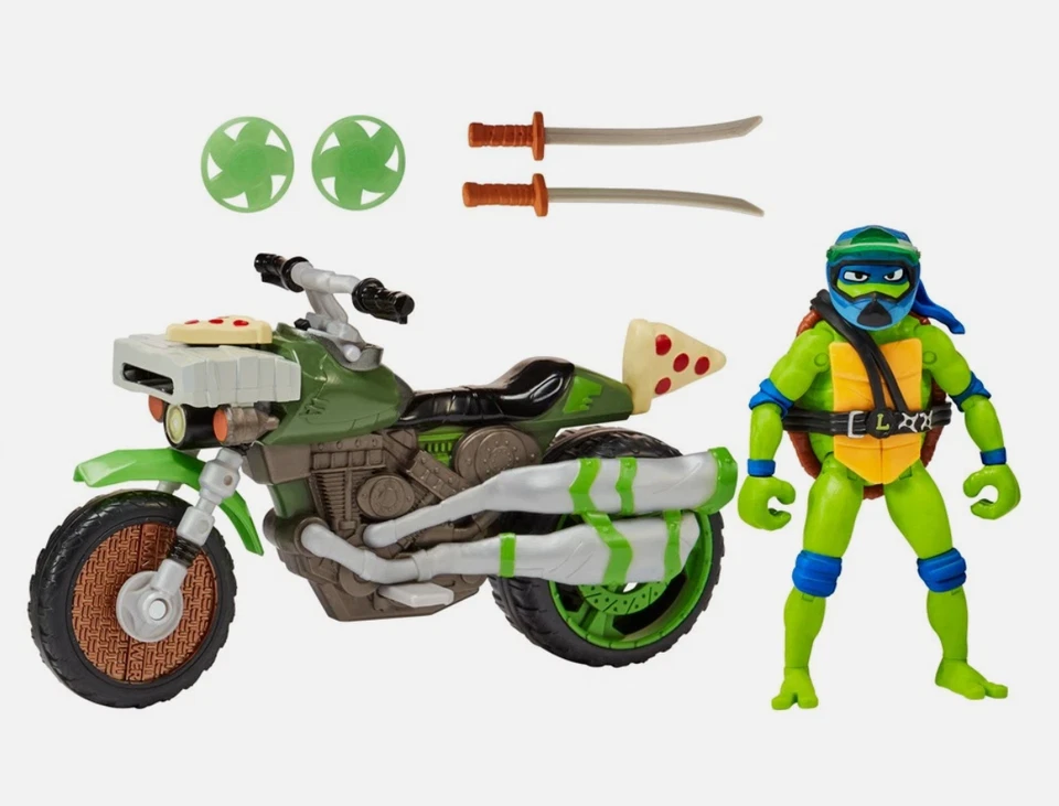 Teenage Mutant Ninja Turtles Movie Ninja Kick Cycle with Leonardo - Image 2 of 4