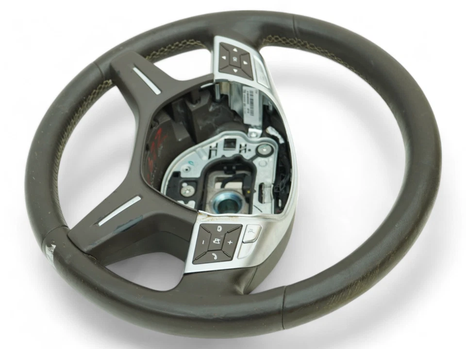 2013 - 2016 Mercedes Benz Gl Class X166 Steering Wheel Leather Paddle Shifter - Image 3 of 4