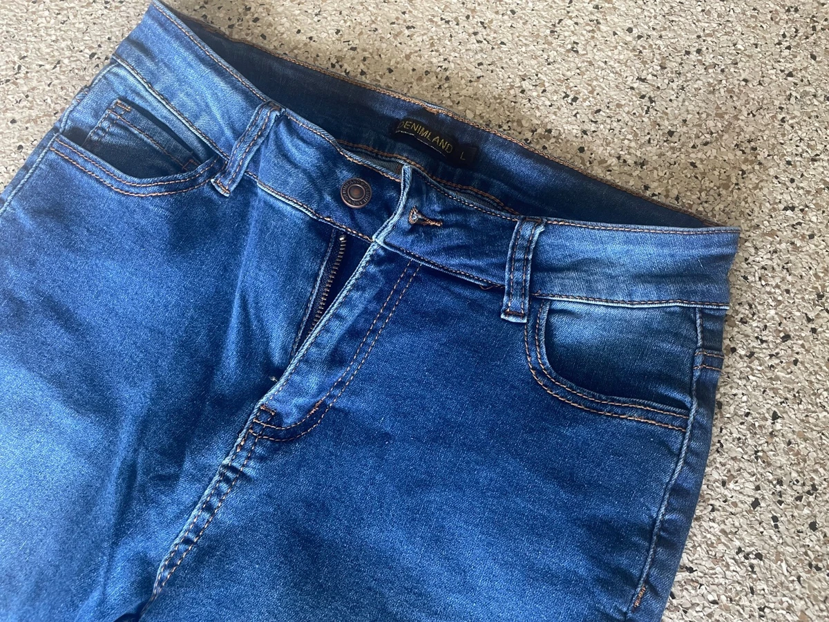 DenimLand Size L Large Blue Jeans With Shinny Dazzles eBay