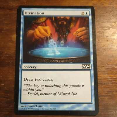 DIVINATION M14 Magic 2014 MTG Blue Sorcery Com | eBay Australia