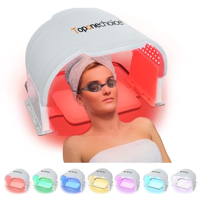 Toponechoice 990pcs LED infrared Face Mask Light Therapy Device 7 Colors