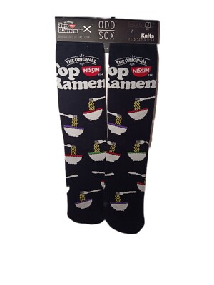 Top Ramen Socks Cool Odd Sox Size 6-13 Official Fit Cotton 2021