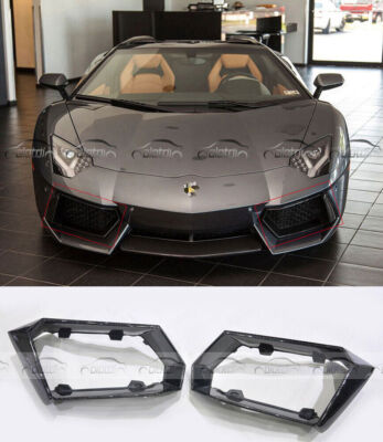 For 11+ Lamborghini Aventador LP700-4 Carbon Fiber Front Bumper Air Intake Vents